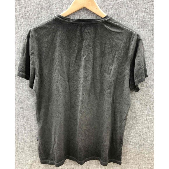 JUST CAVALLI Roberto Cavalli Grey Gray 100% Cotton Tee Tshirt Burnout Small S - Picture 4 of 7